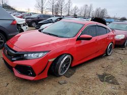 Salvage cars for sale at Bridgeton, MO auction: 2017 Honda Civic SI