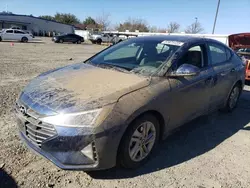 Salvage cars for sale at Sacramento, CA auction: 2019 Hyundai Elantra SEL