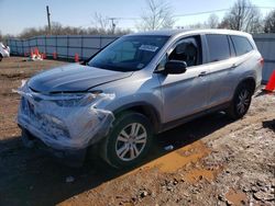 Honda Pilot LX Vehiculos salvage en venta: 2018 Honda Pilot LX