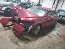 Salvage cars for sale at West Mifflin, PA auction: 2016 Ford Fusion Titanium