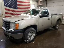 Salvage trucks for sale at Lyman, ME auction: 2008 GMC Sierra C1500