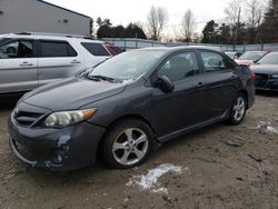 Salvage cars for sale from Copart Mendon, MA: 2011 Toyota Corolla Base
