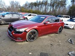 Salvage cars for sale from Copart Waldorf, MD: 2014 Infiniti Q50 Base