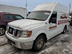 Nissan salvage cars for sale: 2013 Nissan NV 2500