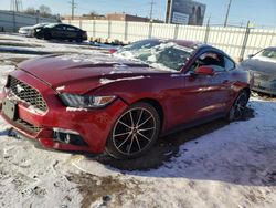 Salvage cars for sale at Dyer, IN auction: 2016 Ford Mustang