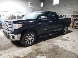 Salvage cars for sale at Des Moines, IA auction: 2017 Toyota Tundra Double Cab Limited