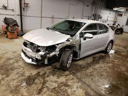 Salvage cars for sale at Wheeling, IL auction: 2022 Toyota Corolla LE