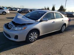 Vehiculos salvage en venta de Copart Rancho Cucamonga, CA: 2013 Toyota Corolla Base