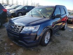 Ford Explorer salvage cars for sale: 2016 Ford Explorer