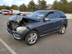 Salvage cars for sale from Copart Brookhaven, NY: 2014 Mercedes-Benz ML 350 4matic