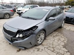 Salvage cars for sale from Copart Lexington, KY: 2017 KIA Forte LX