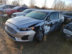 Salvage cars for sale from Copart Bridgeton, MO: 2020 Ford Fusion SEL