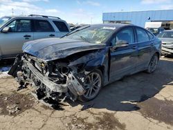 Salvage cars for sale at Woodhaven, MI auction: 2020 Ford Fusion SEL