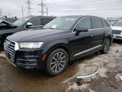 Salvage cars for sale at Elgin, IL auction: 2017 Audi Q7 Prestige