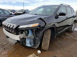 Salvage cars for sale at Dyer, IN auction: 2018 Jeep Cherokee Limited