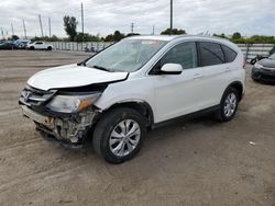 Salvage cars for sale from Copart Miami, FL: 2012 Honda CR-V EXL
