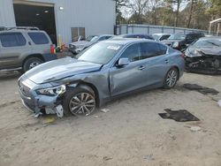 Salvage cars for sale from Copart Austell, GA: 2015 Infiniti Q50 Base
