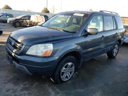Salvage cars for sale from Copart Littleton, CO: 2004 Honda Pilot EXL