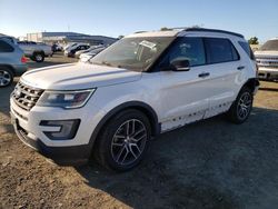 Salvage cars for sale from Copart San Diego, CA: 2017 Ford Explorer Sport