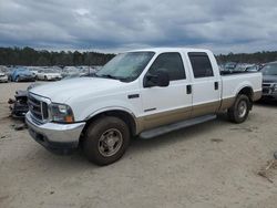 Salvage cars for sale at Gaston, SC auction: 2001 Ford F250 Super Duty