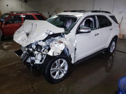 Salvage cars for sale from Copart Portland, MI: 2015 Chevrolet Equinox LT
