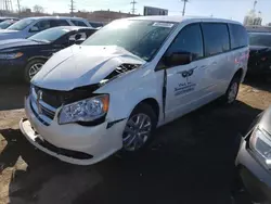 Salvage cars for sale at Chicago Heights, IL auction: 2017 Dodge Grand Caravan SE