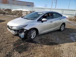 Salvage cars for sale from Copart Bismarck, ND: 2018 Chevrolet Cruze LT