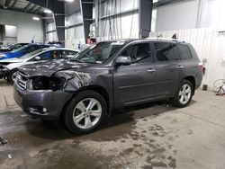 Salvage cars for sale from Copart Ham Lake, MN: 2009 Toyota Highlander Limited
