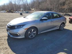 Salvage cars for sale at Marlboro, NY auction: 2019 Honda Civic LX