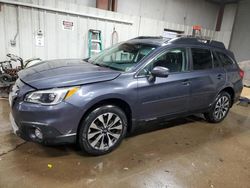 Salvage cars for sale from Copart Elgin, IL: 2017 Subaru Outback 2.5I Limited