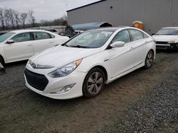 Salvage cars for sale at Spartanburg, SC auction: 2011 Hyundai Sonata Hybrid