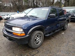 Salvage cars for sale from Copart Austell, GA: 2004 Chevrolet S Truck S10