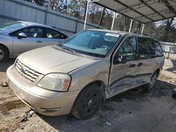 Salvage cars for sale from Copart Austell, GA: 2007 Ford Freestar SE
