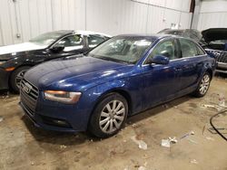 Salvage cars for sale from Copart Franklin, WI: 2013 Audi A4 Premium