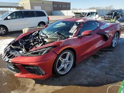 Salvage cars for sale at Kansas City, KS auction: 2021 Chevrolet Corvette Stingray 2LT
