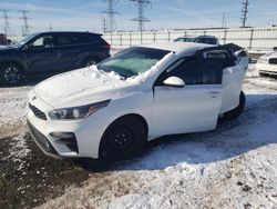 Salvage cars for sale from Copart Elgin, IL: 2021 KIA Forte FE