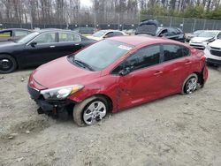 Salvage cars for sale from Copart Waldorf, MD: 2016 KIA Forte LX