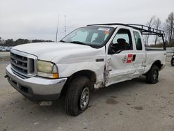 Salvage cars for sale from Copart Dunn, NC: 2003 Ford F250 Super Duty