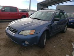 Salvage cars for sale from Copart Albuquerque, NM: 2006 Subaru Outback 2.5I
