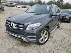 Salvage cars for sale at Memphis, TN auction: 2016 Mercedes-Benz GLE 300D 4matic