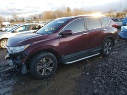 Salvage cars for sale from Copart Pennsburg, PA: 2018 Honda CR-V LX
