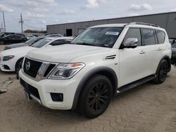 Salvage vehicles for parts for sale at auction: 2018 Nissan Armada Platinum