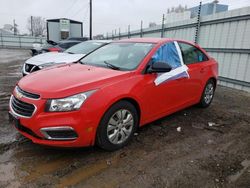 Chevrolet salvage cars for sale: 2016 Chevrolet Cruze Limited LS