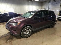 Salvage vehicles for parts for sale at auction: 2017 Toyota Rav4 LE