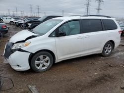 Salvage cars for sale from Copart Elgin, IL: 2013 Toyota Sienna LE