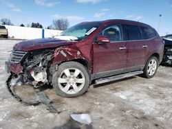 Salvage cars for sale from Copart Portland, MI: 2017 Chevrolet Traverse LT