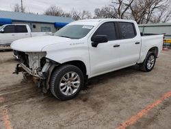 Salvage cars for sale at Wichita, KS auction: 2019 Chevrolet Silverado C1500 Custom