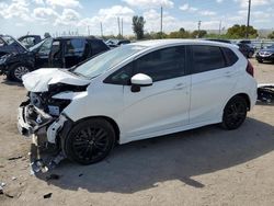 Salvage cars for sale from Copart Miami, FL: 2018 Honda FIT Sport