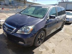 Salvage cars for sale from Copart Albuquerque, NM: 2006 Honda Odyssey Touring