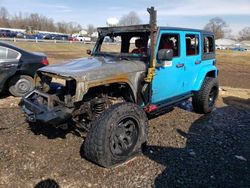 Salvage cars for sale at Hillsborough, NJ auction: 2018 Jeep Wrangler Unlimited Sahara